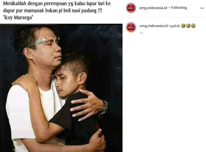 Parodi Roy Marten dan Gading Marten. (Instagram)