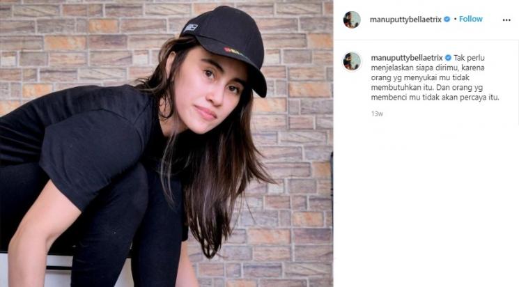 Bellaetrix Manuputty. (Instagram/@manuputtybellaetrix)