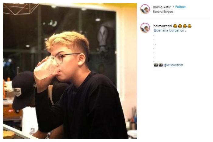 Baim Alkatiri. (Instagram/@baimalkatiri)