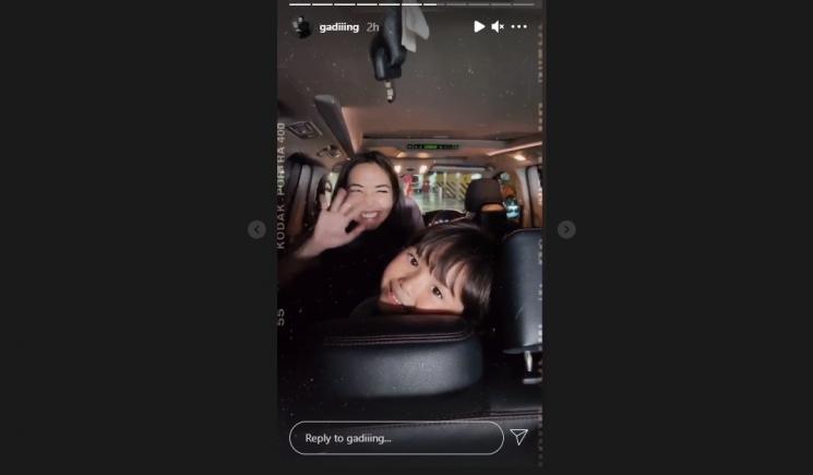 Gisella Anastasia bersama Gempita Nora Marten. (Instagram/@gadiiing)