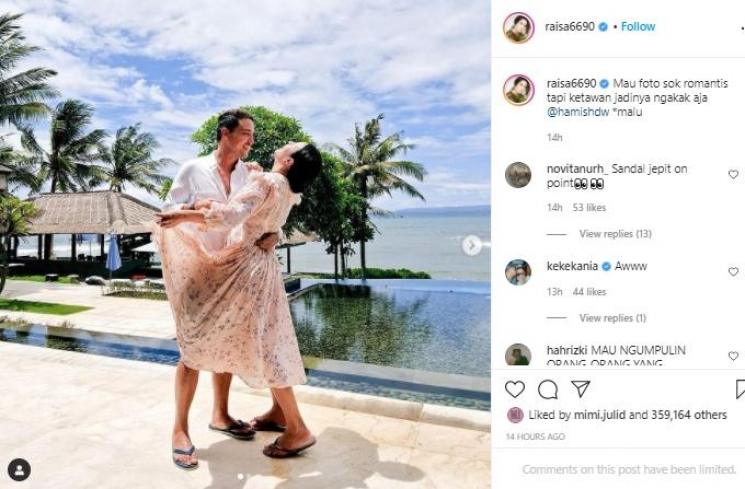 Raisa dan Hamish Daud (Instagram.com/raisa6690)