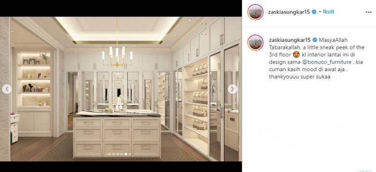 Rumah baru Zaskia Sungkar dan Irwansyah (Instagram/@zaskiasungkar15)