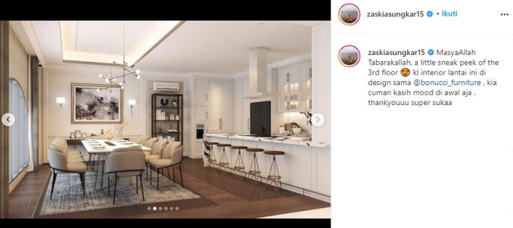 Rumah baru Zaskia Sungkar dan Irwansyah (Instagram/@zaskiasungkar15)