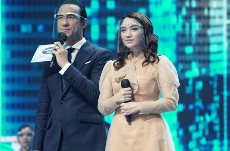 Karen Rantung tereliminasi dari Indonesian Idol. (Instagram/@indonesianidolid)