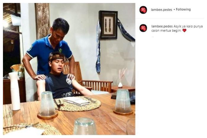 Rizky Billar dan Lesti Kejora. (Instagram/@lambee.pedes)