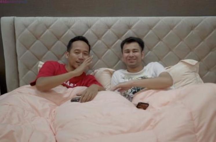 Raffi Ahmad dan Denny Cagur (Youtube.com/RANSEntertainment)