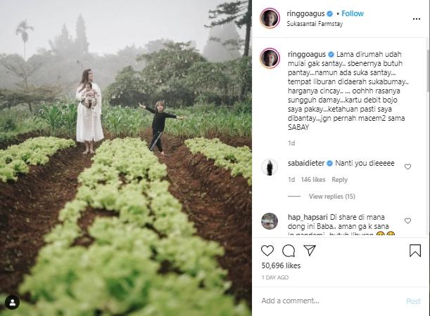 Keluarga Ringgo Agus Rahman (Instagram.com/ringgoagus)