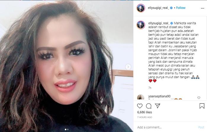 Postingan Elly Sugigi (Instagram.com/ellysugigi_real_)