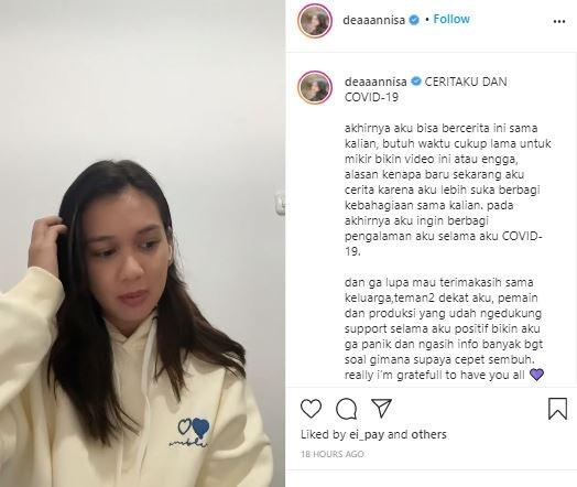 Dea Annisa. (Instagram/@deaaannisa)
