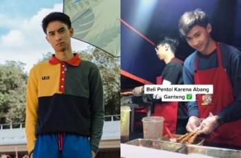 Viral Penjual Pentol Ganteng Mirip Devano Danendra Putra Iis Dahlia