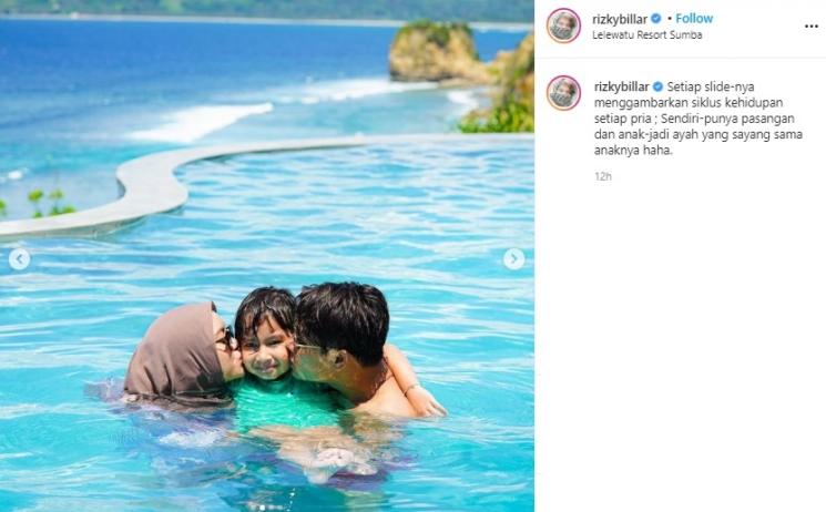 Rizky Billar dan Lesti Kejora. (Instagram/@rizkybillar)