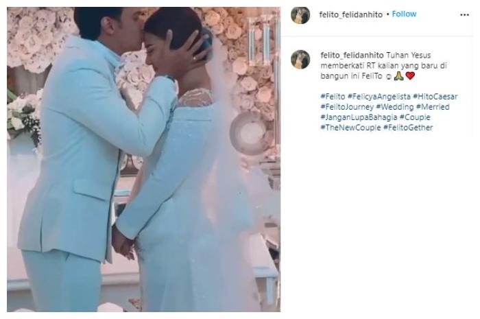 Felicya Angelista dan Caesar Hito . (Instagram/@felito_felidanhito)