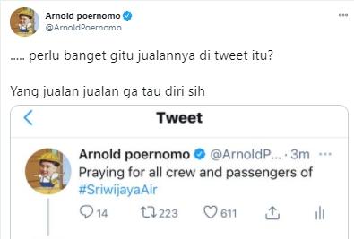 Cuitan chef Arnold (Twitter.com/ArnoldPoernomo)