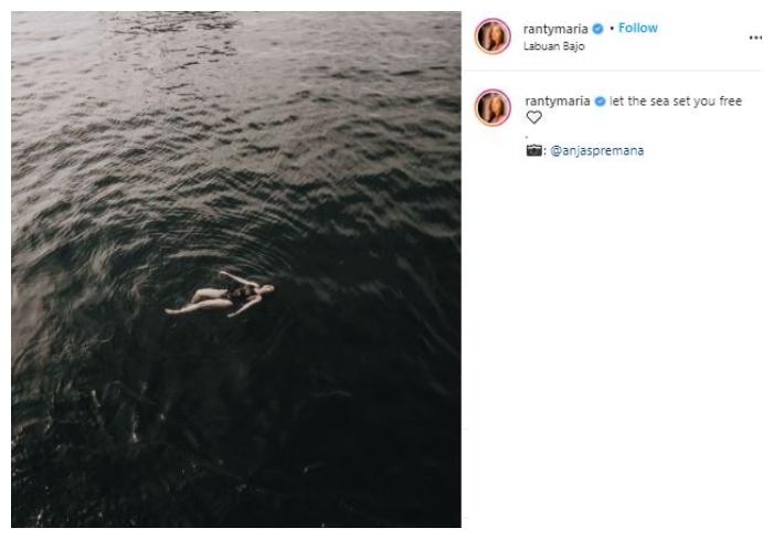 Ranty Maria liburan ke Labuan Bajo. (Instagram/@rantymaria)