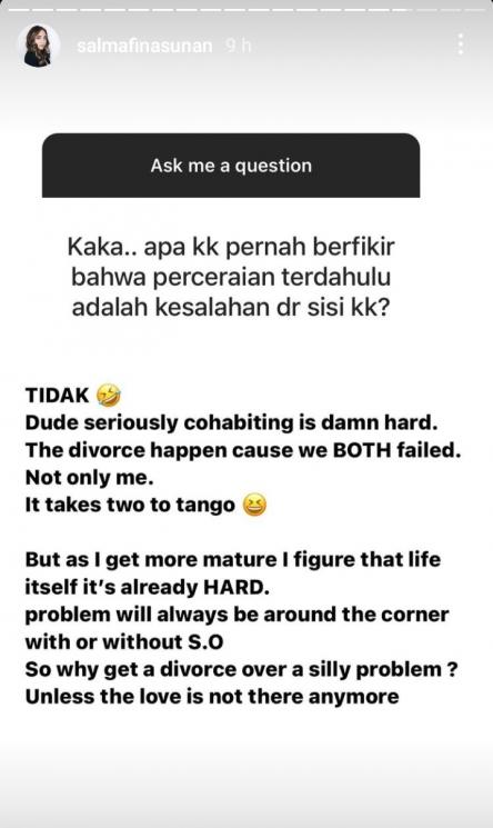 Salmafina Sunan (Instagram/@salmafinasunan)