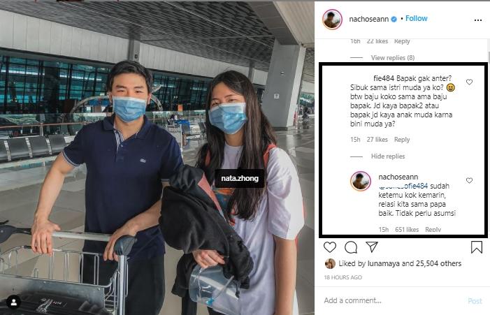 Postingan Nicholas Sean (Instagram.com)
