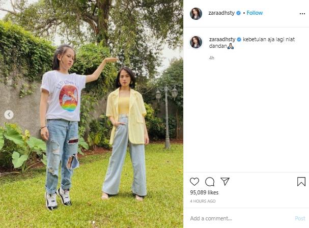 Zara dan kakaknya (Instagram.com)