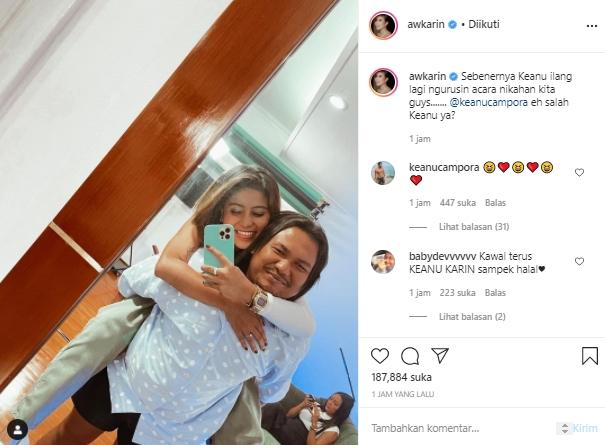 Awkarin dan Keanu (Instagram.com)