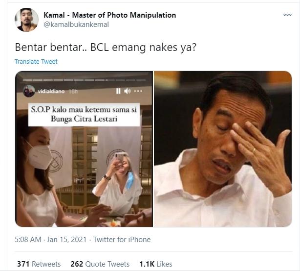 BCL Tes swab mandiri (Twitter/@kamalbukankemal)