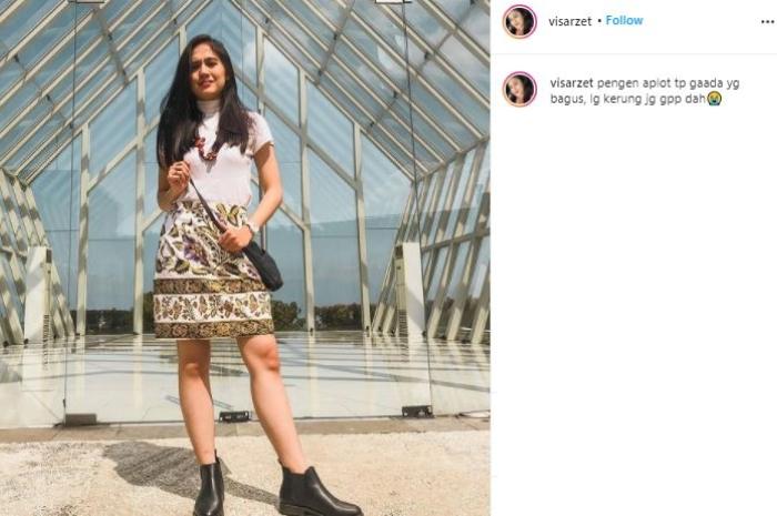Rizkyka Zakaria. (Instagram/@visarzet)