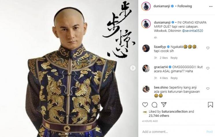 Aktor Taiwan mirip Anji Manji. (Instagram/@duniamanji)