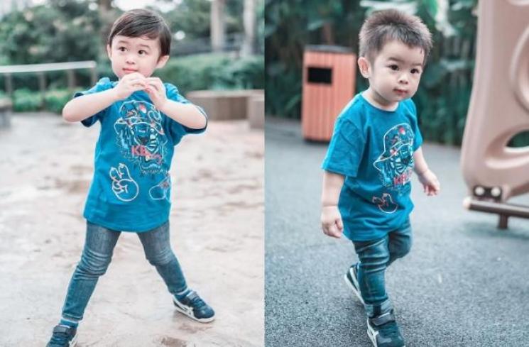 Raphael Moeis dan Michael Moeis. (Instagram/@sandradewi88)