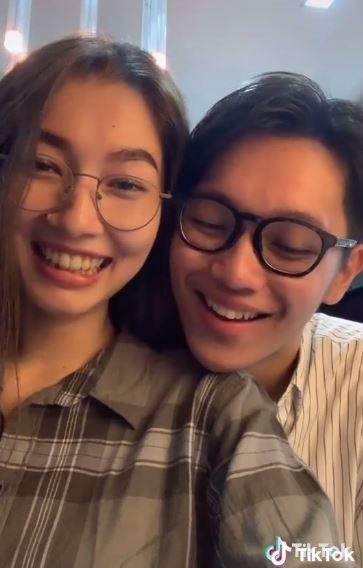 Devina Aurel dan Brandon Salim. (TikTok/BrandonSalim)