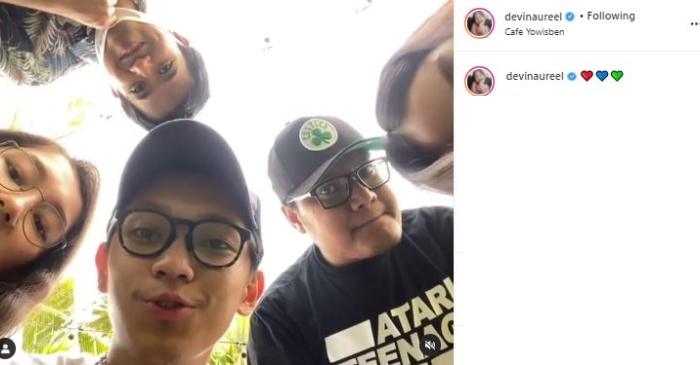 Devina Aurel dan Brandon Salim. (Instagram/@devinaaureel)