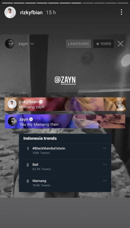 Rizky Febian (Instagram/@rizkyfbian)