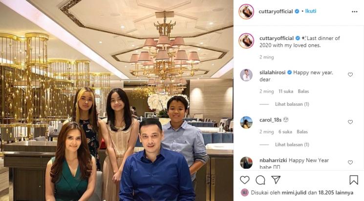 Keluarga Cut Tari (Instagram.com)