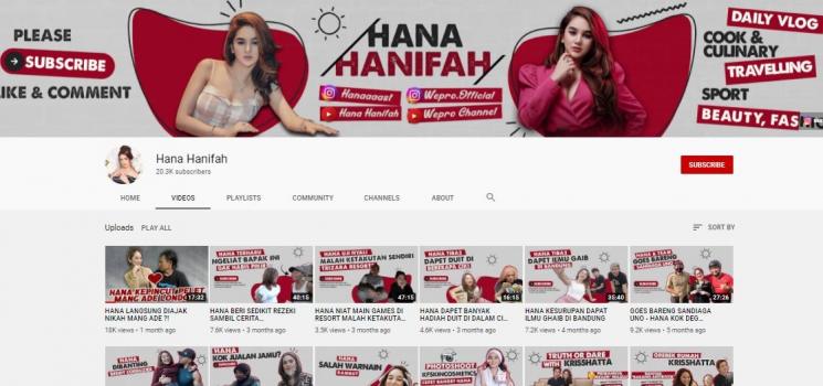 Hana Hanifah. (Youtube/HanaHanifah)