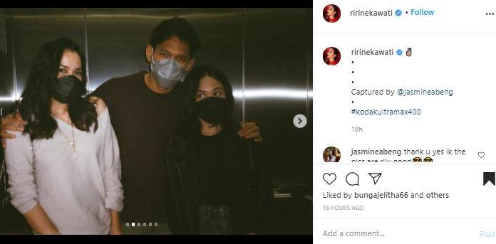 Jasmine Abeng, Ririn Ekawati dan Ibnu Jamil. (Instagram/@ririnekawati)