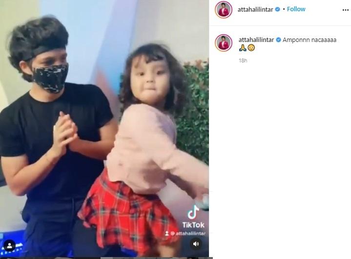 Atta Halilintar dan bocah viral Naca. (Instagram/TikTok/Atta Halilintar)