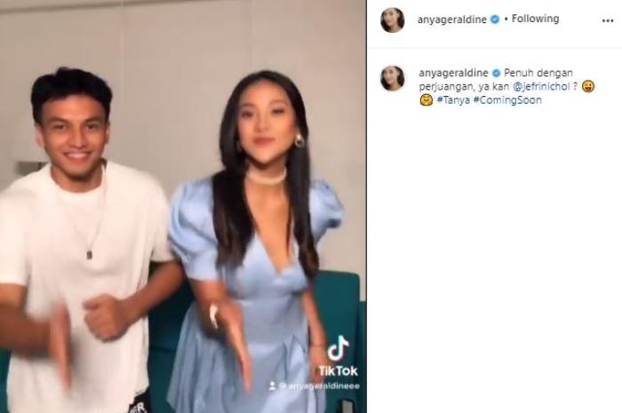 Anya Geraldine dan Jefri Nichol. (Instagram/@anyageraldine)