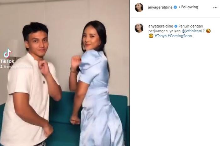 Anya Geraldine dan Jefri Nichol. (Instagram/@anyageraldine)