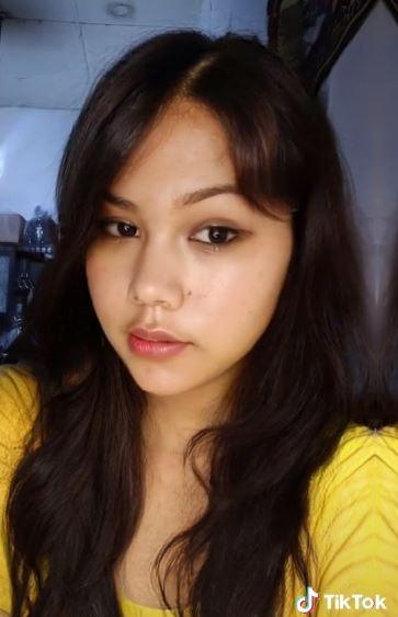 Kembaran Vanesha Prescilla. (TikTok/@aziiisss)