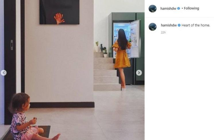 Pojokan rumah Hamish Daud dan Raisa. (Instagram/@hamishdw)