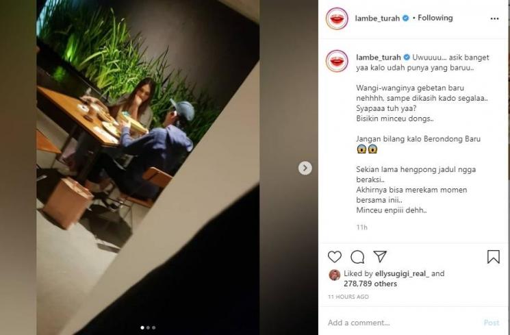 Luna Maya Bahagia Dikasih Kado. (Instagram/@lambe_turah)