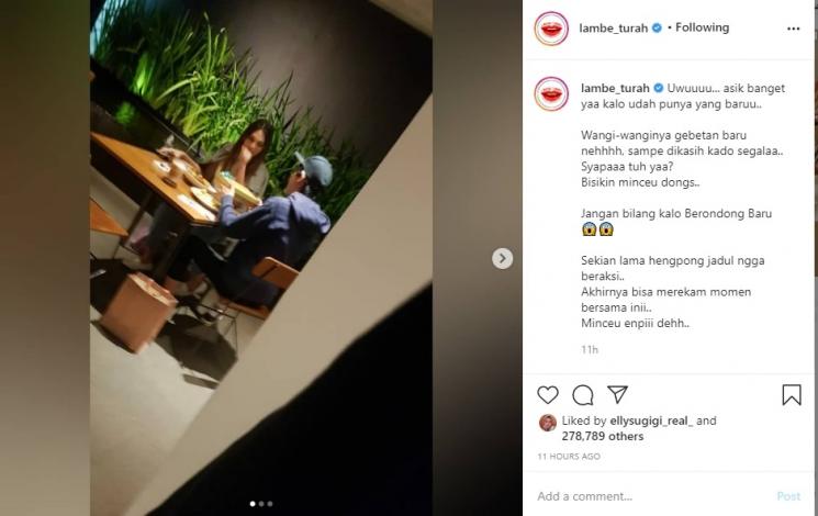 Luna Maya Bahagia Dikasih Kado. (Instagram/@lambe_turah)