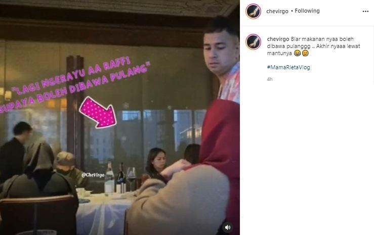 Rieta Amilia merengek ke Raffi Ahmad. (Instagram)