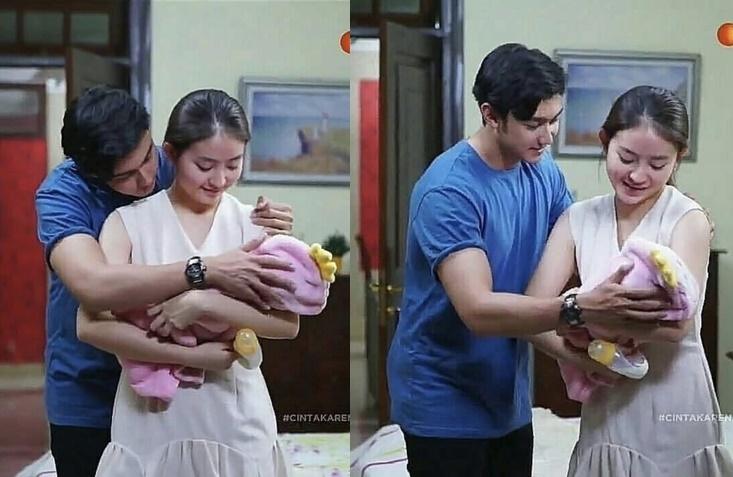 Caesar Hito momong anak. (Instagram/@ckclovers)