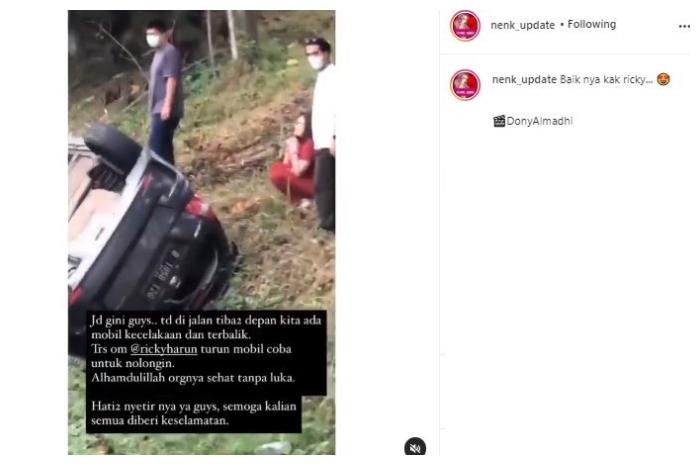 Ricky Harun. (Instagram/@nenk_update)
