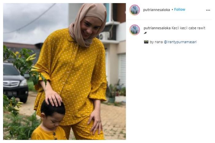 Putri Anne. (Instagram/@putriannesaloka)