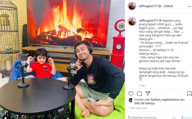 Raffi Ahmad dan Rafathar (Instagram.com)