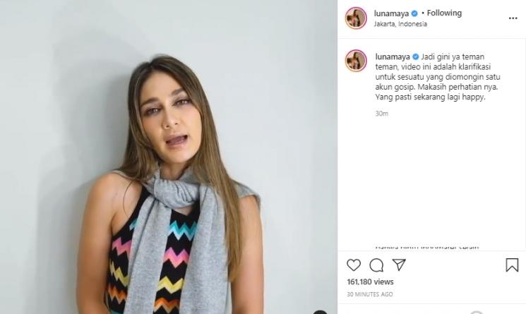 Luna Maya klarifikasi kabar kedekatannya dengan seorang brondong (Instagram.com)