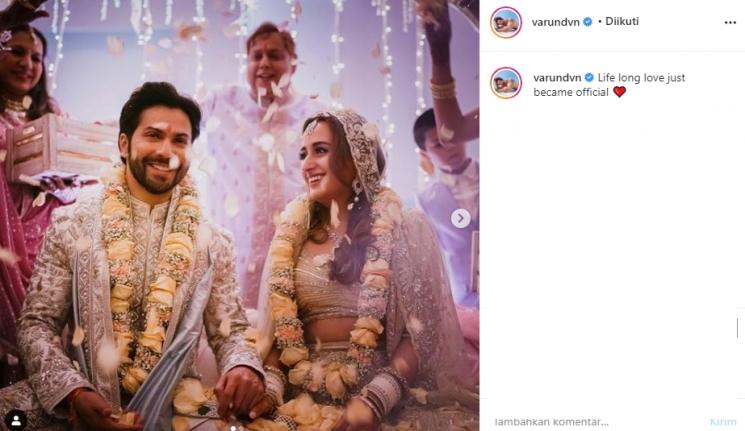 Varun Dhawan dan Natasha Dalal (Instagram/@varundvn)