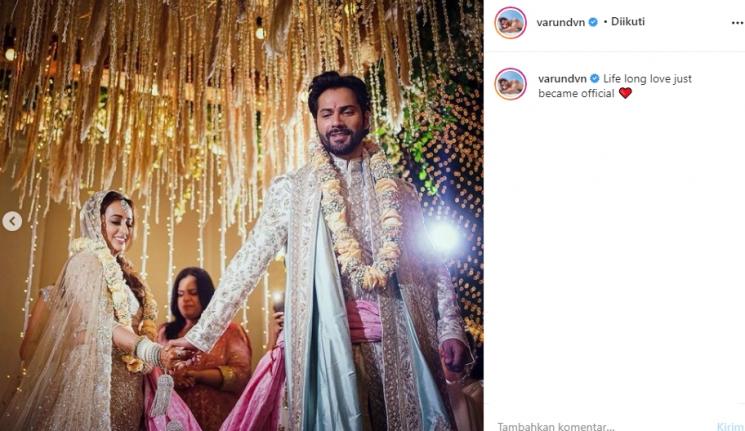 Varun Dhawan dan Natasha Dalal (Instagram/@varundvn)