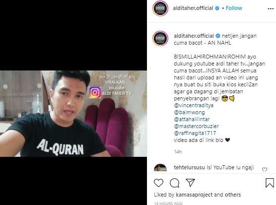 Aldi Taher. (Instagram/@aldi.taherofficial)