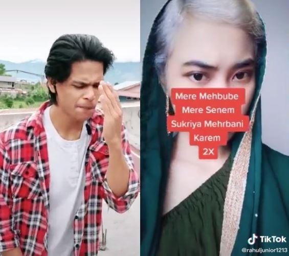 Teuku Hasnawi, kembaran Shah Rukh Khan di Tik Tok. (TikTok/@rahuljunior1213)