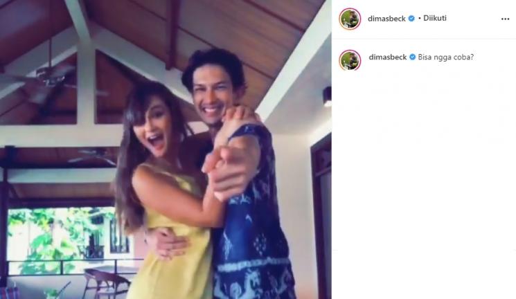 Luna Maya dan Dimas Beck (Instagram/@dimasbeck)